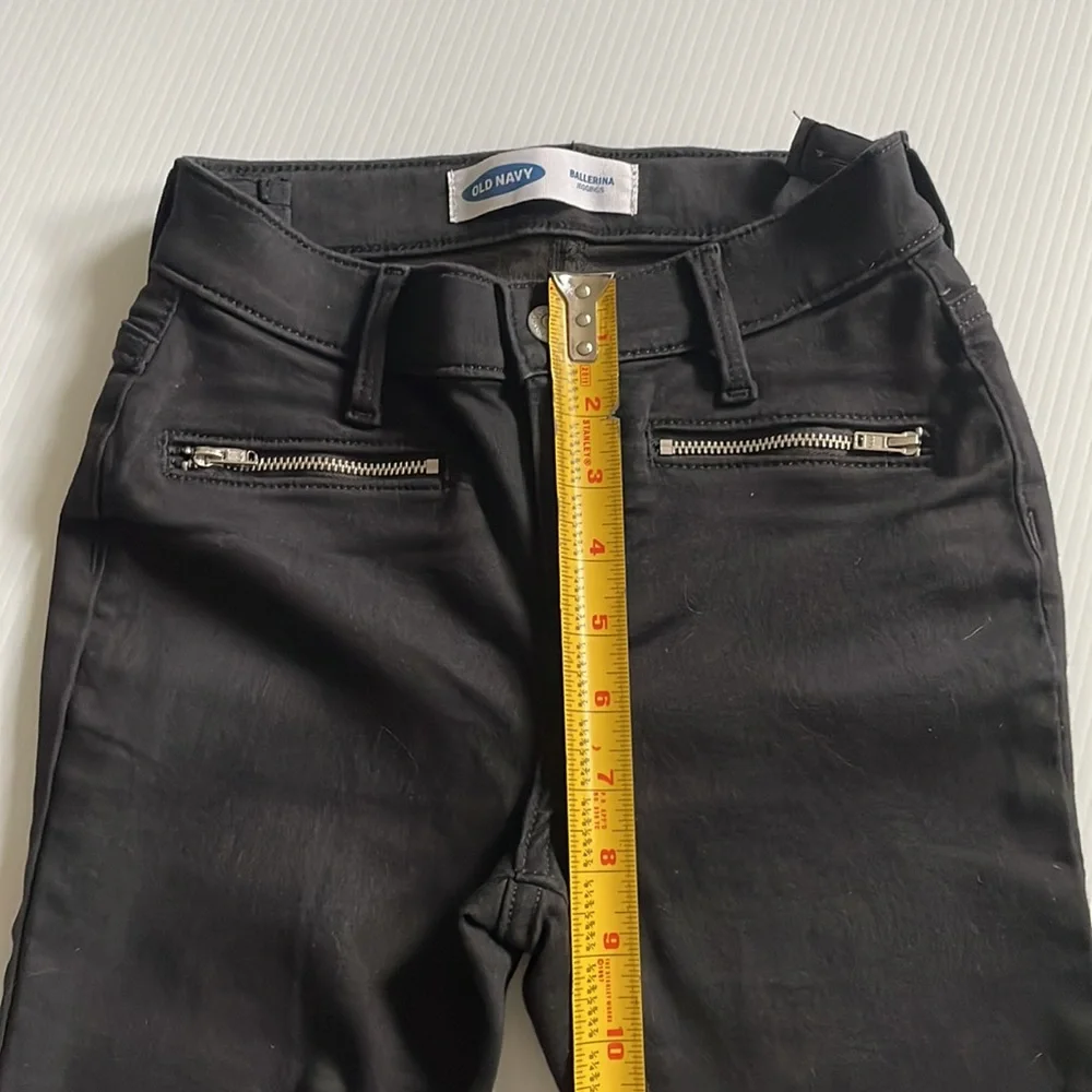 Old Navy black skinny ballerina Jegging. Girls size 10